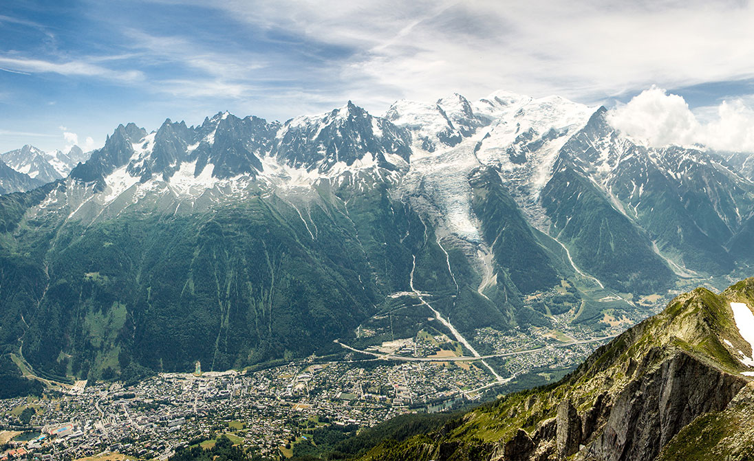 View from Le Brevent
